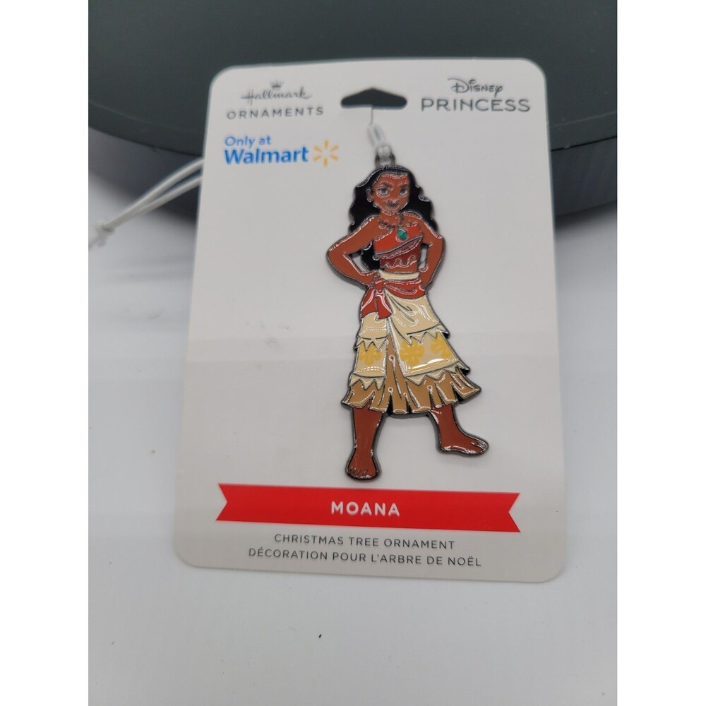 Hallmark Disney Princess Moana Christmas Ornament Enamel Metal Charm New